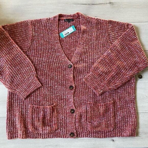 LOVE ELLIE
Xavi Long Sleeve Button Down Cardigan Burnt Orange 3X‎ Stitch Fix Nwt - Picture 2 of 4